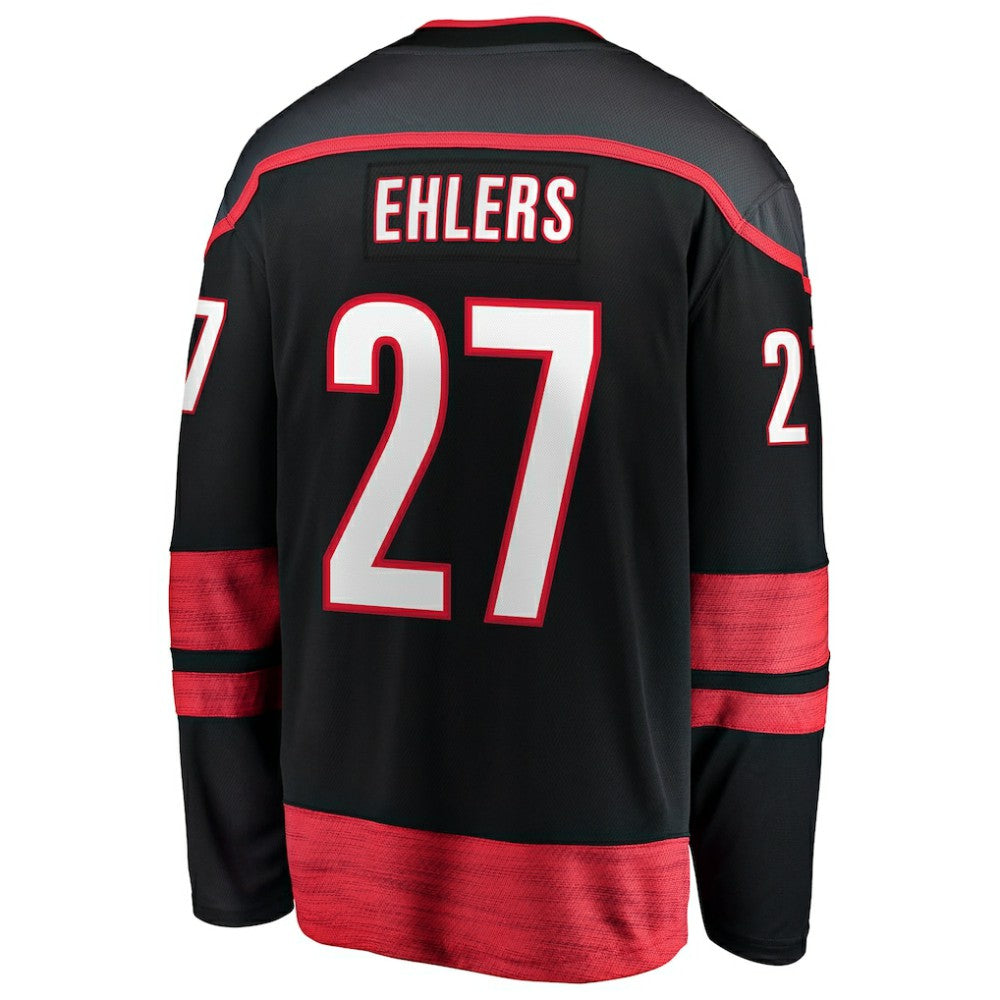 NHL Black Nikolaj Ehlers Carolina Hurricanes Fanatics Home Breakaway Jersey