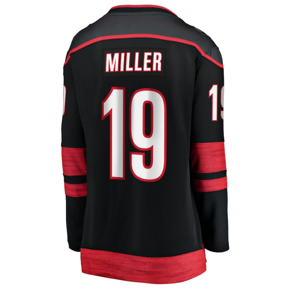 NHL Black K'Andre Miller Carolina Hurricanes Fanatics Women's Home Breakaway Jersey