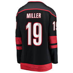 NHL Black K'Andre Miller Carolina Hurricanes Fanatics Women's Home Breakaway Jersey