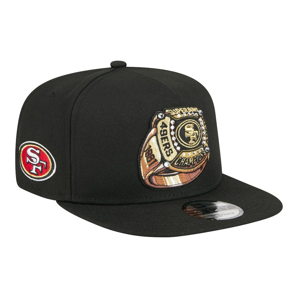 Super Bowl Ring 9FIFTY A-Frame Adjustable Hat - San Francisco 49ers