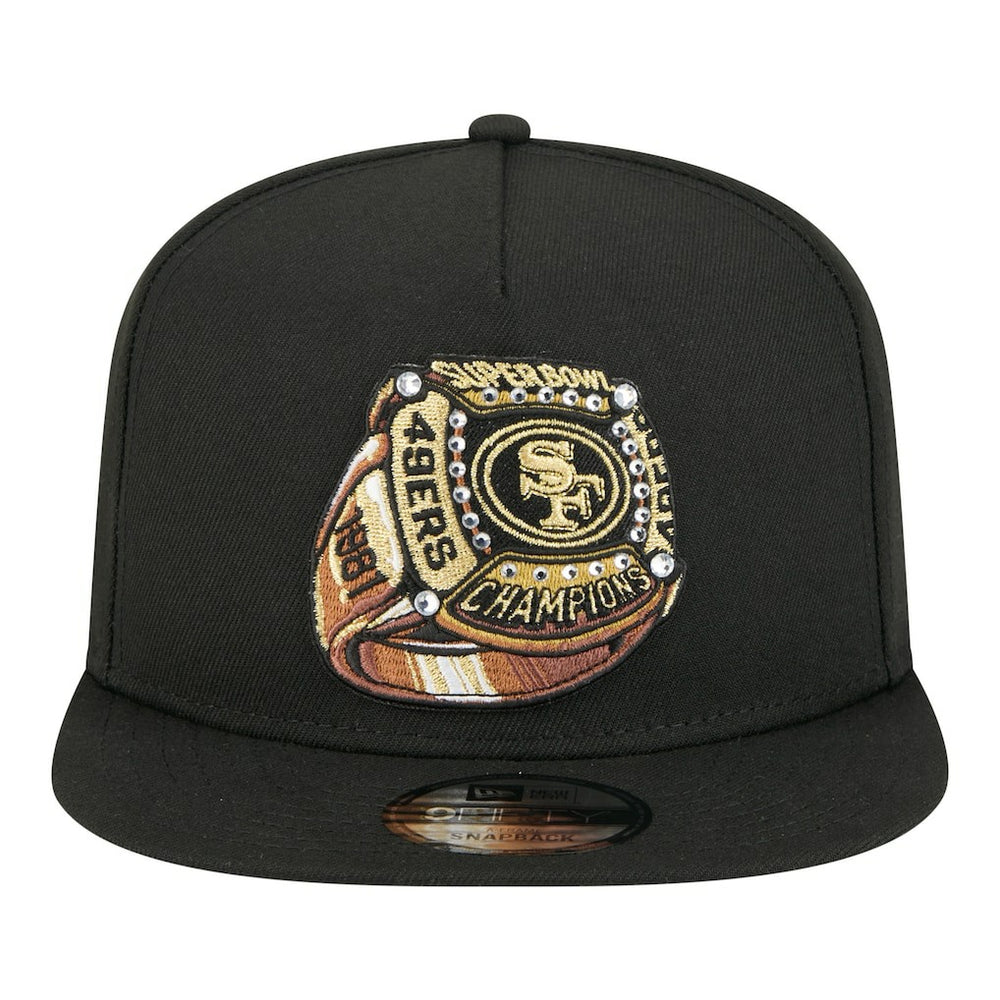 Super Bowl Ring 9FIFTY A-Frame Adjustable Hat - San Francisco 49ers