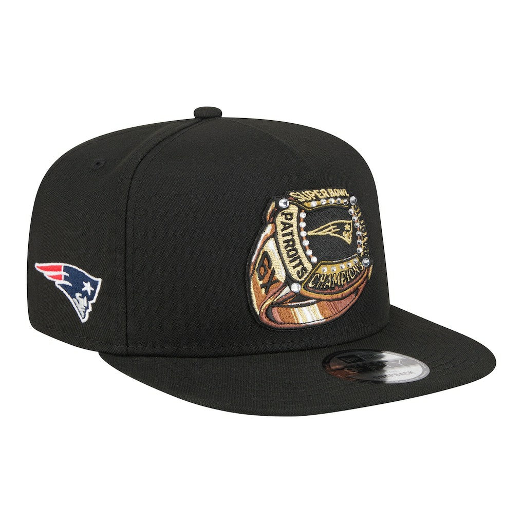 Super Bowl Ring 9FIFTY A-Frame Adjustable Hat - New England Patriots