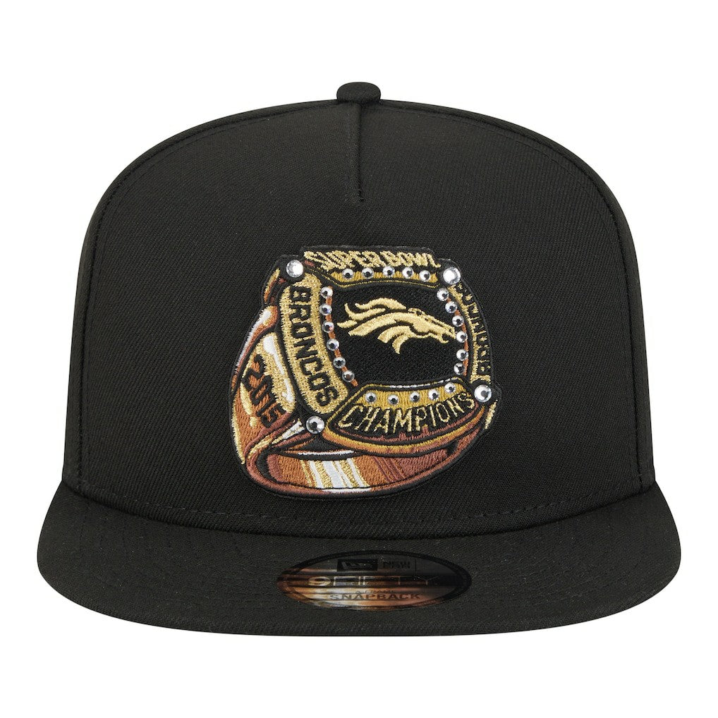 Super Bowl Ring 9FIFTY A-Frame Adjustable Hat - Denver Broncos