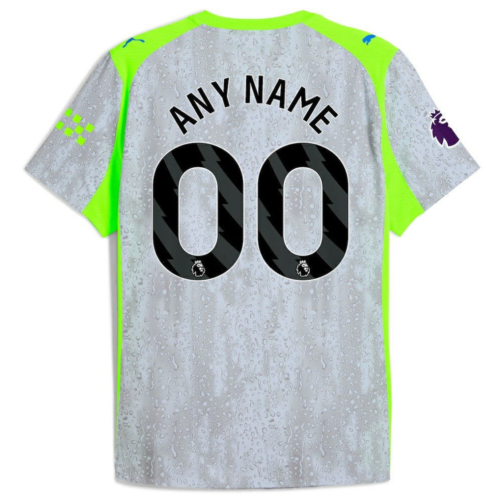 Manchester City 2025/26 Third Custom Jersey - Puma Green/Neon Green