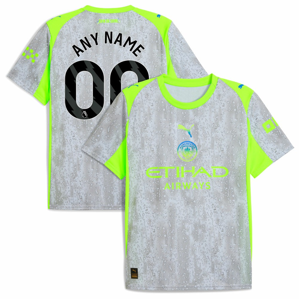 Manchester City 2025/26 Third Replica Custom Jersey - Puma Green/Neon Green