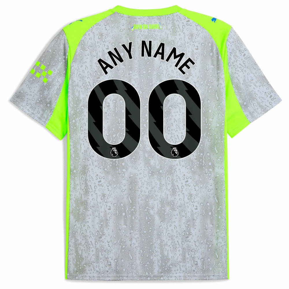 Manchester City 2025/26 Third Replica Custom Jersey - Puma Green/Neon Green