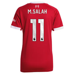 Mohamed Salah Liverpool Women's 2025/26 Home Replica Jersey - Adidas Red