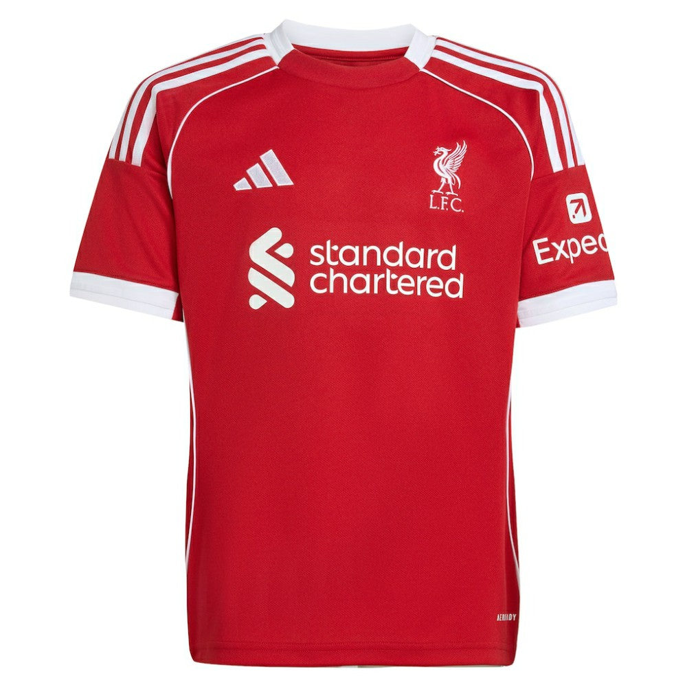 Mohamed Salah Liverpool Youth 2025/26 Home Replica Jersey - Adidas Red