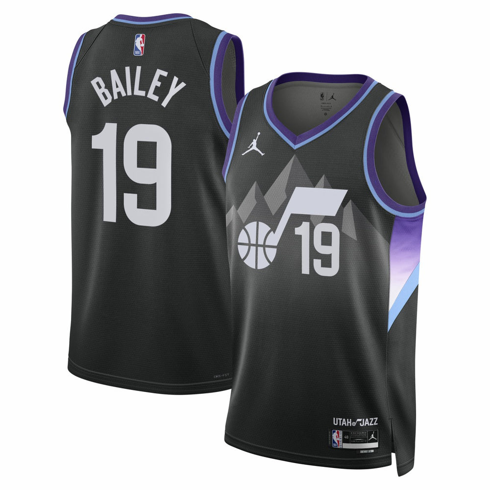 NBA Ace Bailey Utah Jazz Jordan Brand Unisex Swingman Player Jersey