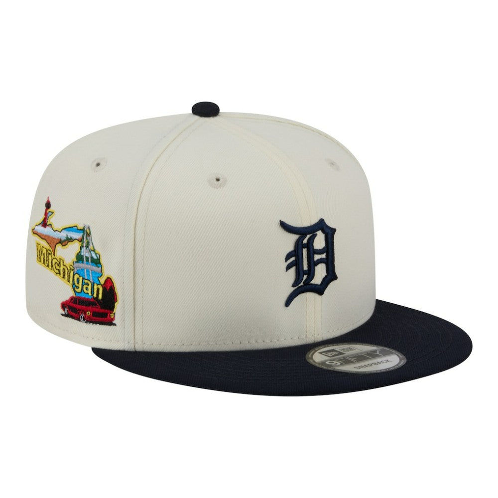 MLB Detroit Tigers New Era Localized 9FIFTY Snapback Hat