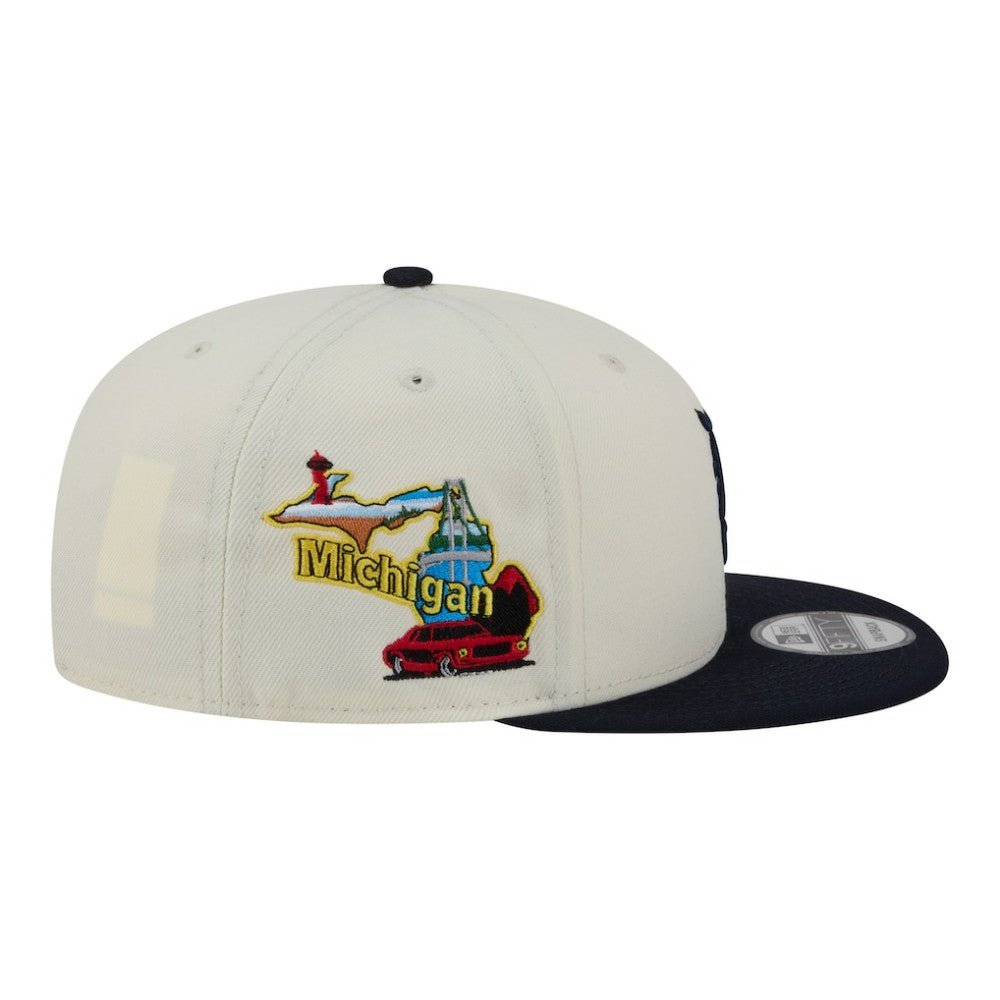 MLB Detroit Tigers New Era Localized 9FIFTY Snapback Hat
