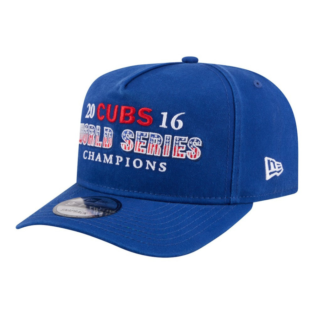 MLB Chicago Cubs New Era 2016 World Series Champions Historic 9FIFTY A-Frame Snapback Hat