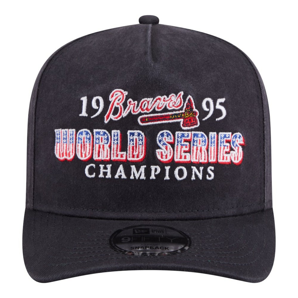 MLB Atlanta Braves New Era 1995 World Series Champions Historic 9FIFTY A-Frame Snapback Hat