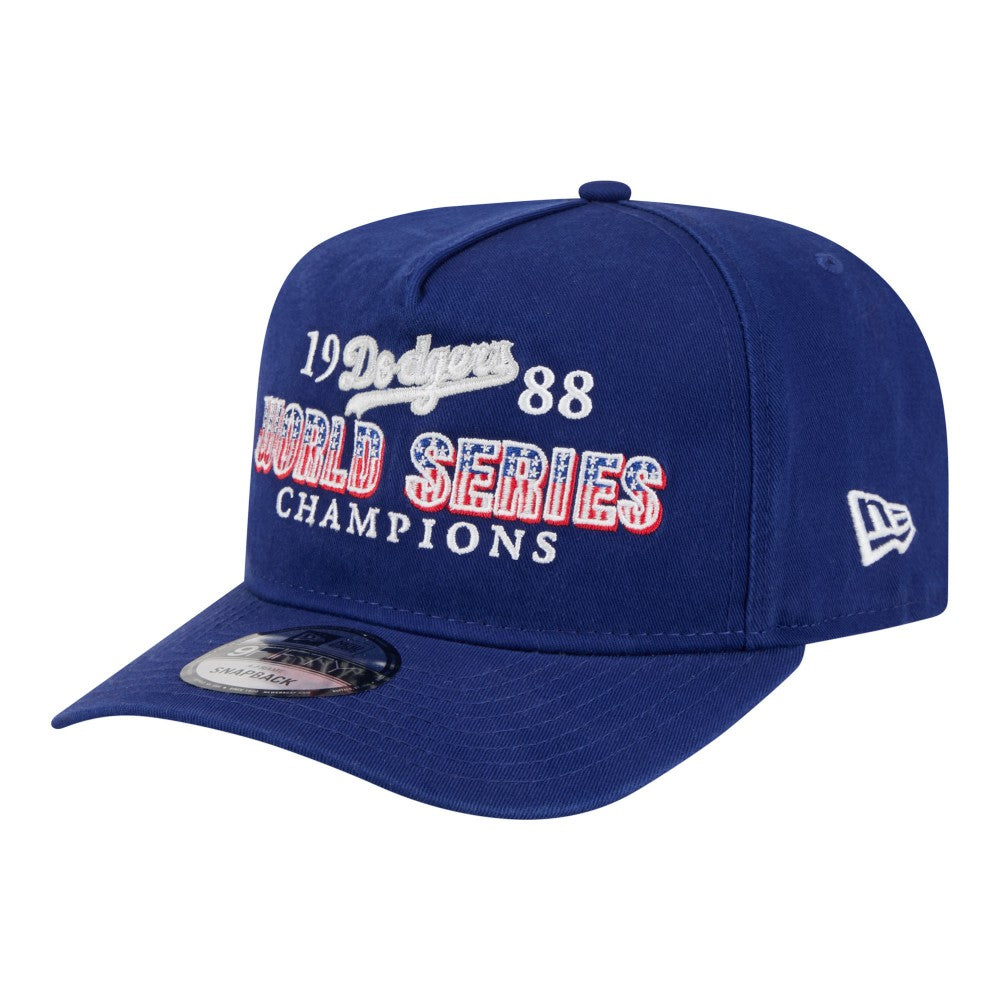 MLB Los Angeles Dodgers New Era 1988 World Series Champions Throwback 9FIFTY A-Frame Snapback Hat