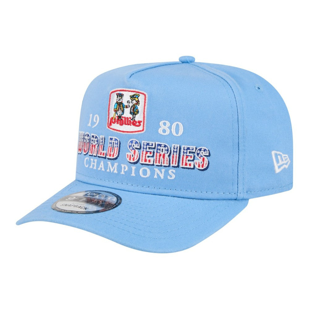 MLB Philadelphia Phillies New Era 1980 World Series Champions Throwback 9FIFTY A-Frame Snapback Hat