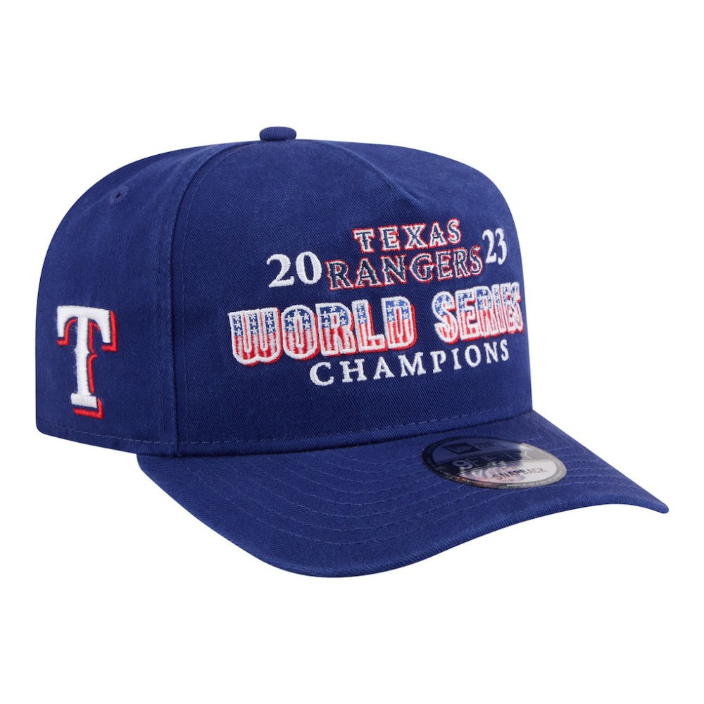MLB Texas Rangers New Era 2023 World Series Champions Historic 9FIFTY A-Frame Snapback Hat