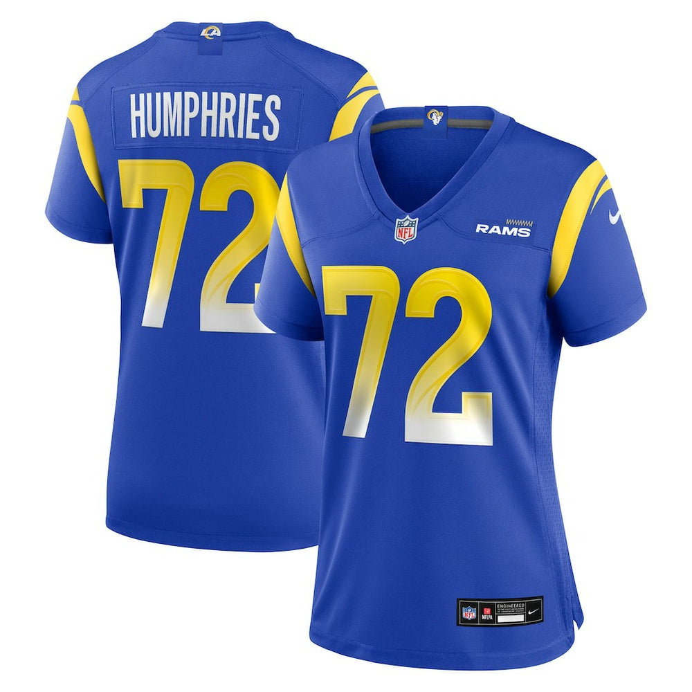 D.J. Humphries  Women's Team Game Jersey - Los Angeles Rams