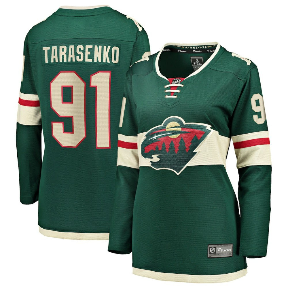 NHL Green Vladimir Tarasenko Minnesota Wild Fanatics Women's Home Breakaway Jersey
