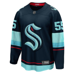 NHL Deep Sea Blue Ryan Lindgren Seattle Kraken Fanatics Home Breakaway Jersey
