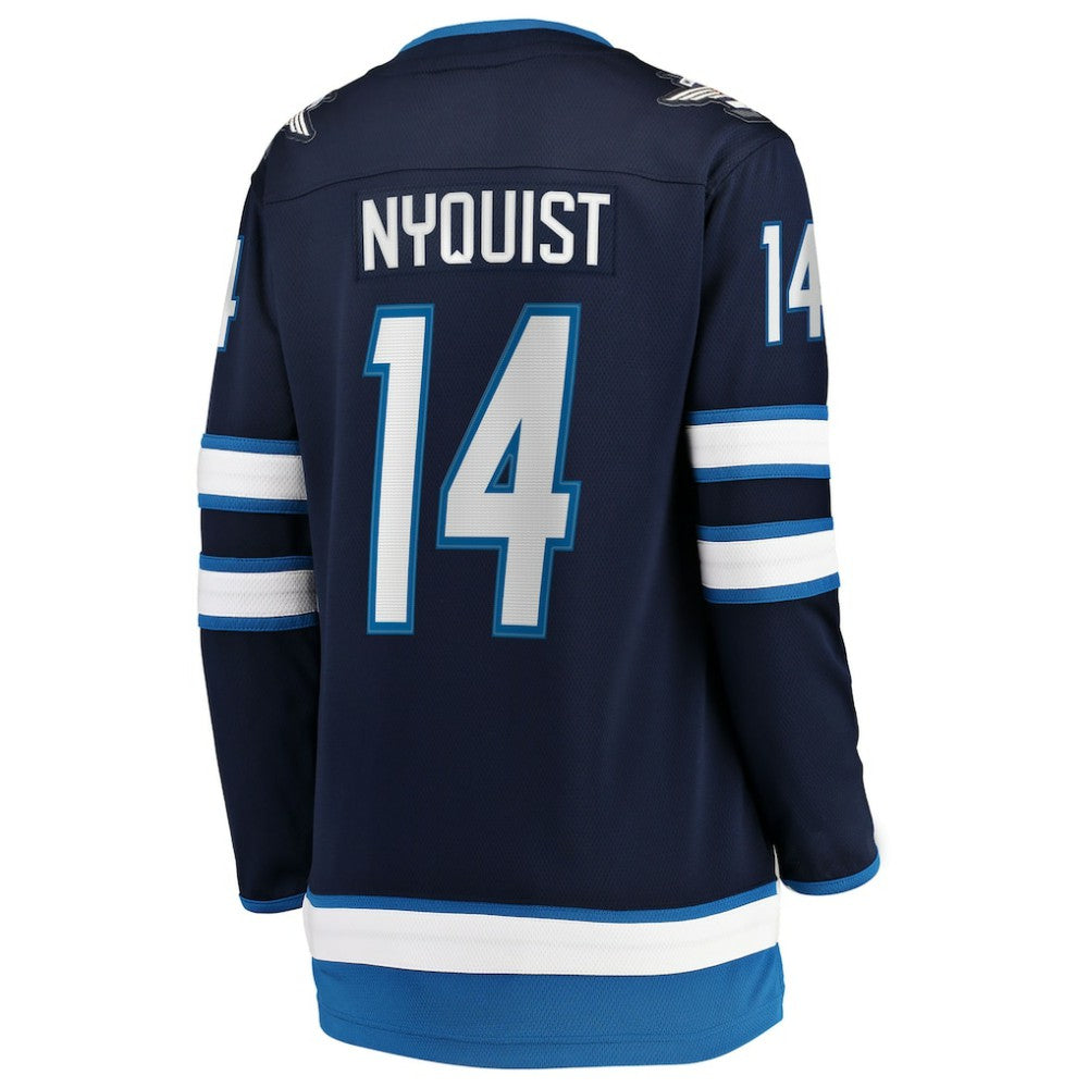 NHL Navy Gustav Nyquist Winnipeg Jets Fanatics Women's Home Breakaway Jersey