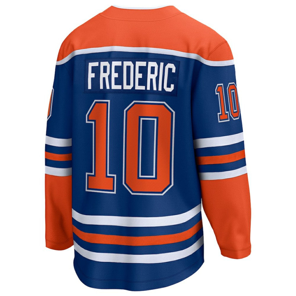 NHL Royal Trent Frederic Edmonton Oilers Fanatics Home Breakaway Jersey