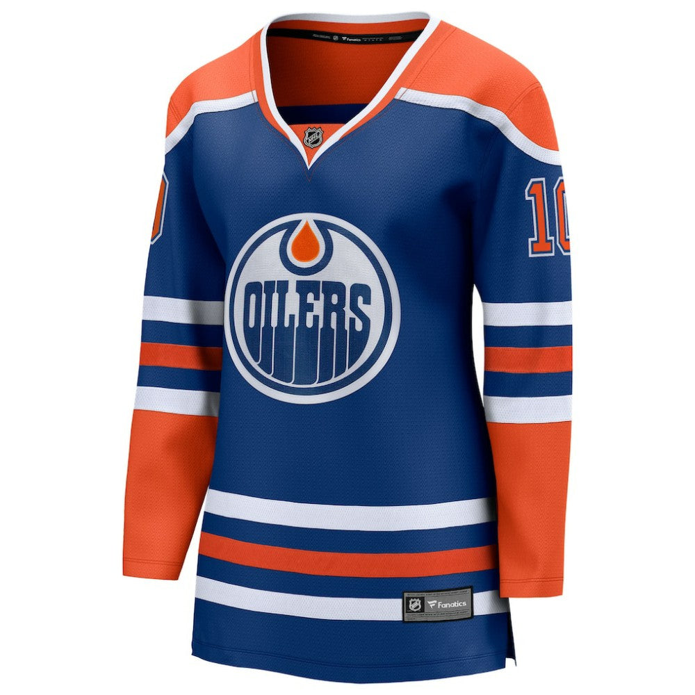 NHL Royal Trent Frederic Edmonton Oilers Fanatics Women's Home Breakaway Jersey