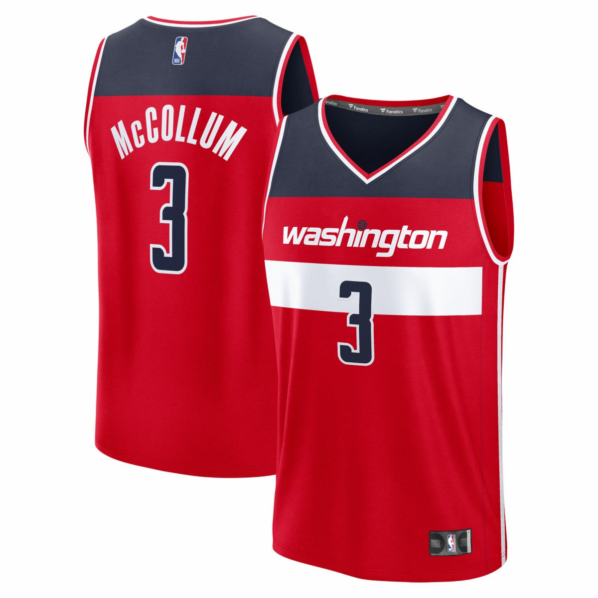 NBA CJ McCollum Washington Wizards Youth Fast Break Replica Player Jersey