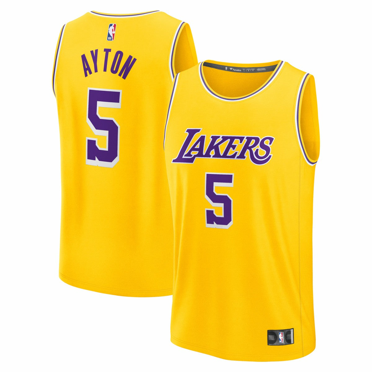 NBA Deandre Ayton Los Angeles Lakers Fast Break Replica Player Jersey