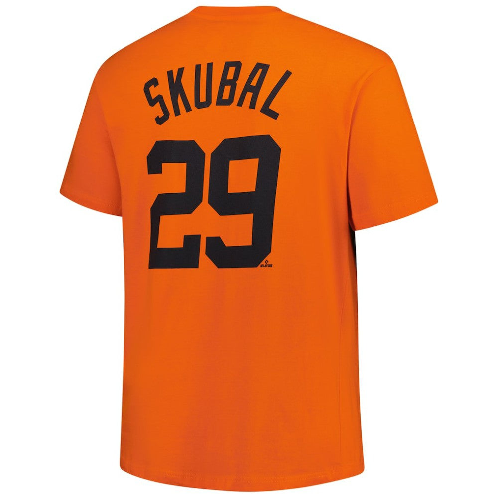MLB Tarik Skubal Detroit Tigers Fanatics Big & Tall Name & Number T-Shirt