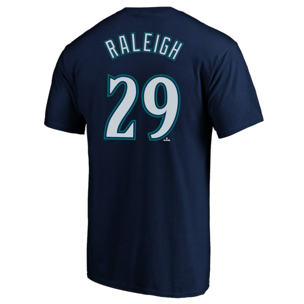 MLB Cal Raleigh Seattle Mariners Fanatics Big & Tall Name & Number T-Shirt