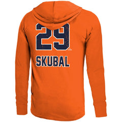 MLB Tarik Skubal Detroit Tigers Majestic Threads Lightweight Name & Number Hoodie