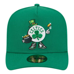 NBA Boston Celtics Injection Cartoon Logo A-Frame 59FIFTY Fitted Hat