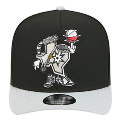 NBA San Antonio Spurs Injection Cartoon Logo A-Frame 9FIFTY Adjustable Hat