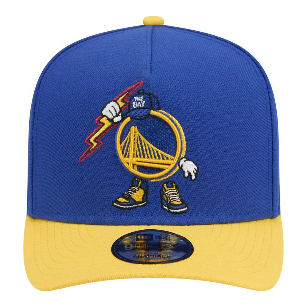 NBA Golden State Warriors Injection Cartoon Logo A-Frame 9FIFTY Adjustable Hat sale