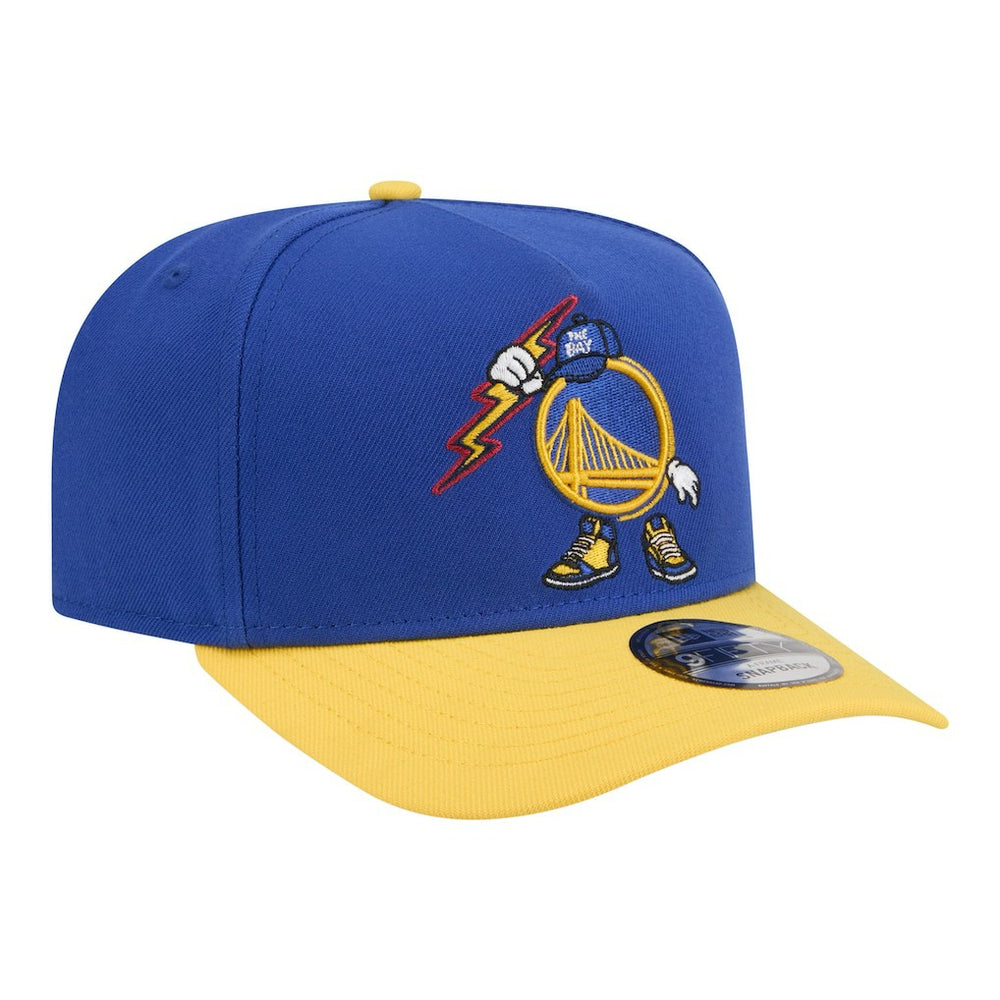 NBA Golden State Warriors Injection Cartoon Logo A-Frame 9FIFTY Adjustable Hat sale