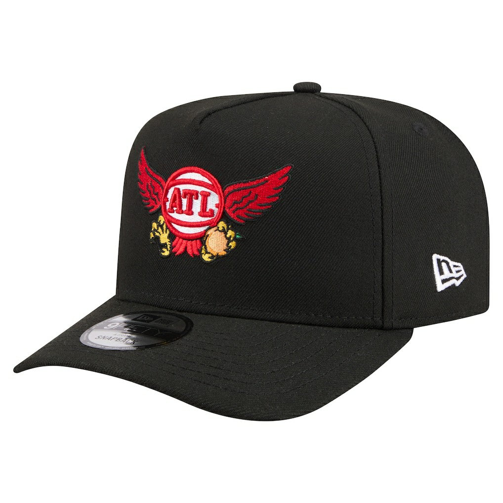 NBA Atlanta Hawks Injection Cartoon Logo A-Frame 9FIFTY Adjustable Hat