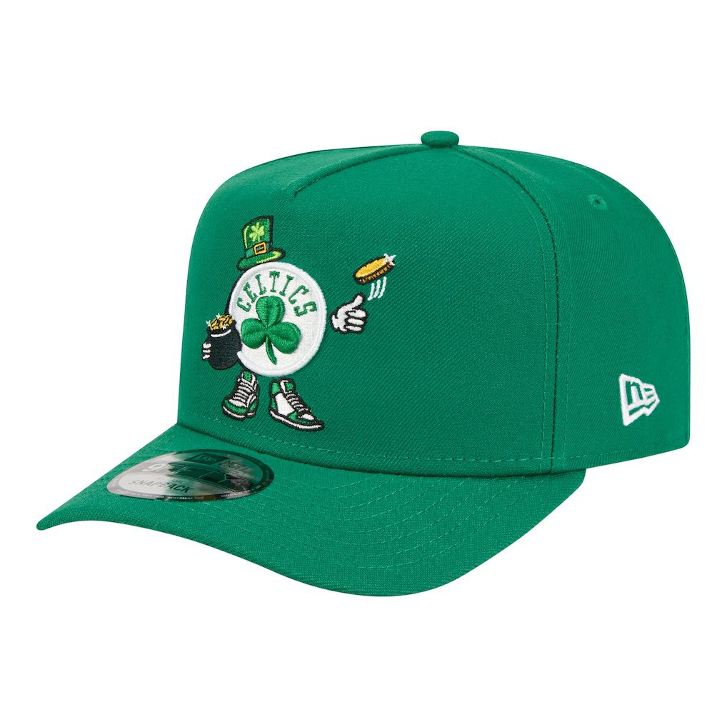 NBA Boston Celtics Injection Cartoon Logo A-Frame 9FIFTY Adjustable Hat