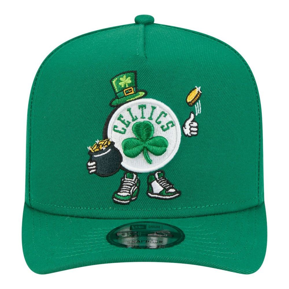 NBA Boston Celtics Injection Cartoon Logo A-Frame 9FIFTY Adjustable Hat