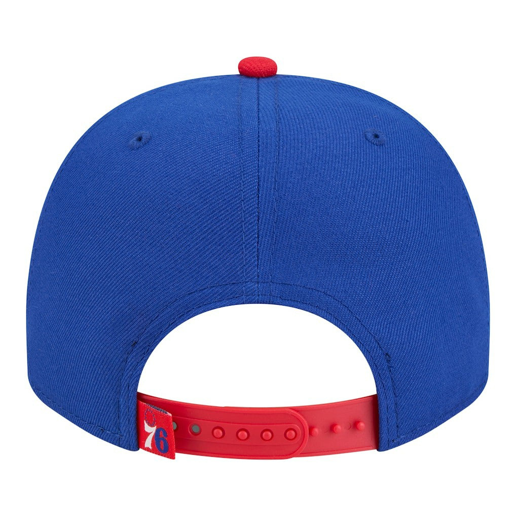 NBA Philadelphia 76ers Injection Cartoon Logo A-Frame 9FIFTY Adjustable Hat