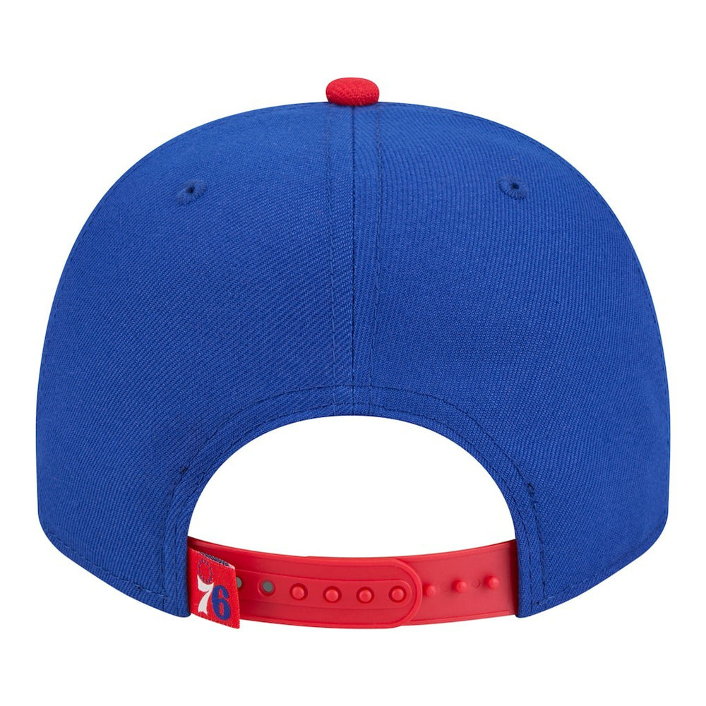 NBA Philadelphia 76ers Injection Cartoon Logo A-Frame 9FIFTY Adjustable Hat
