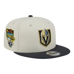 NHL White/Charcoal Vegas Golden Knights New Era Injection Localized Two-Tone 9FIFTY Snapback Hat