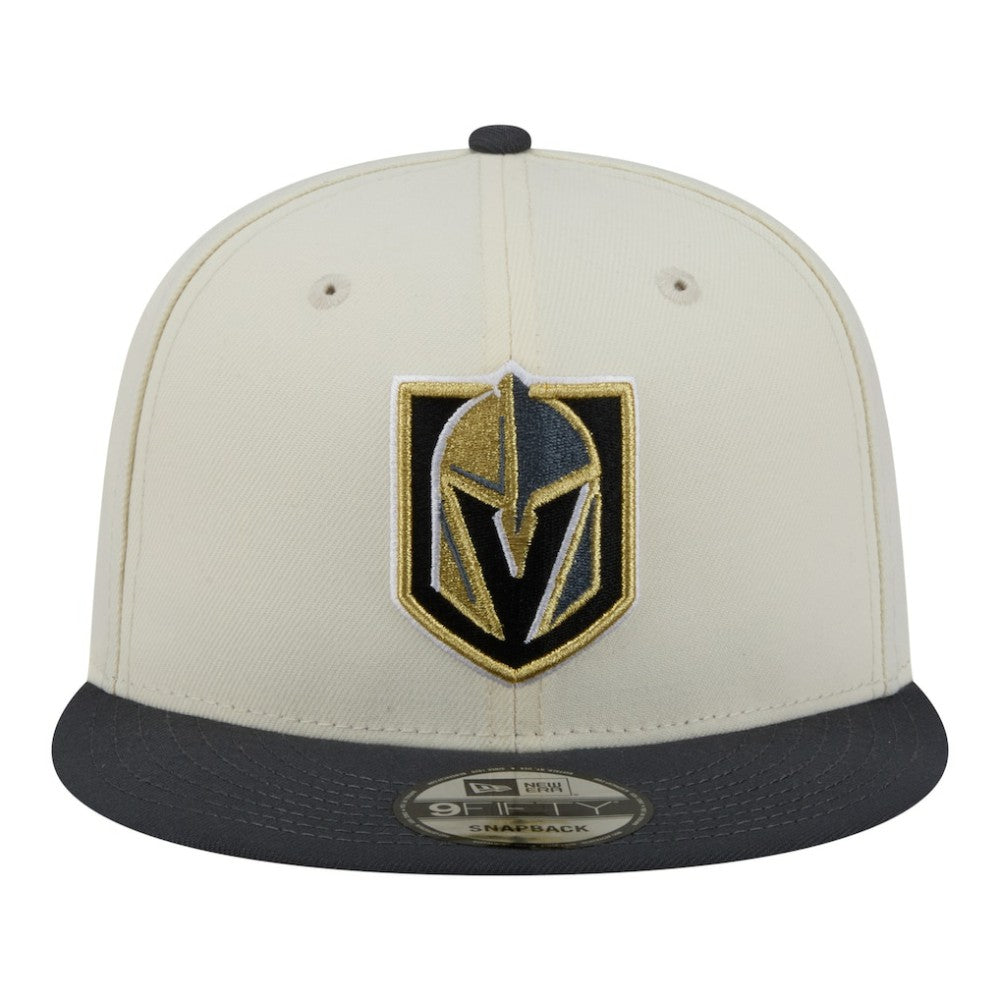 NHL White/Charcoal Vegas Golden Knights New Era Injection Localized Two-Tone 9FIFTY Snapback Hat