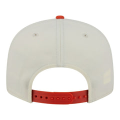 NHL White/Orange Anaheim Ducks New Era Injection Localized Two-Tone 9FIFTY Snapback Hat