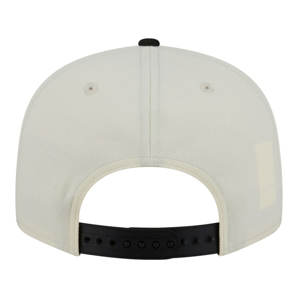 NHL White/Black Boston Bruins New Era Injection Localized Two-Tone 9FIFTY Snapback Hat