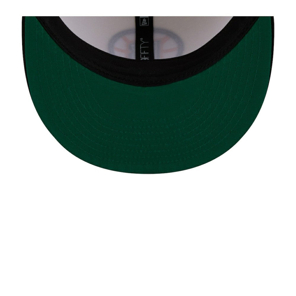 NHL White/Black Boston Bruins New Era Injection Localized Two-Tone 9FIFTY Snapback Hat