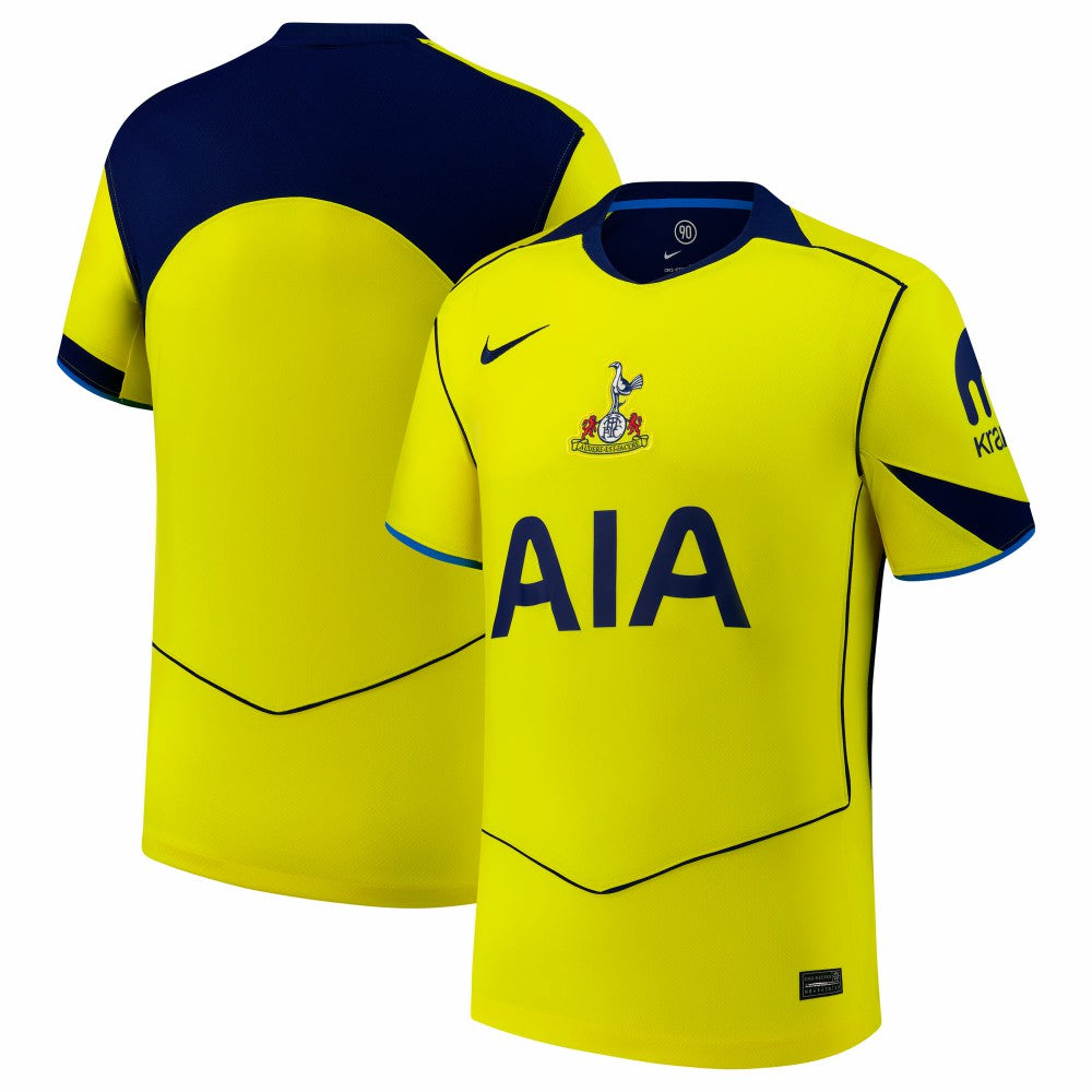 Tottenham Hotspur 2025/26 Third Replica Jersey - Nike Yellow