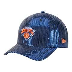 NBA New York Knicks Women's Sequin M-Crown 9FORTY Adjustable Hat