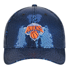 NBA New York Knicks Women's Sequin M-Crown 9FORTY Adjustable Hat