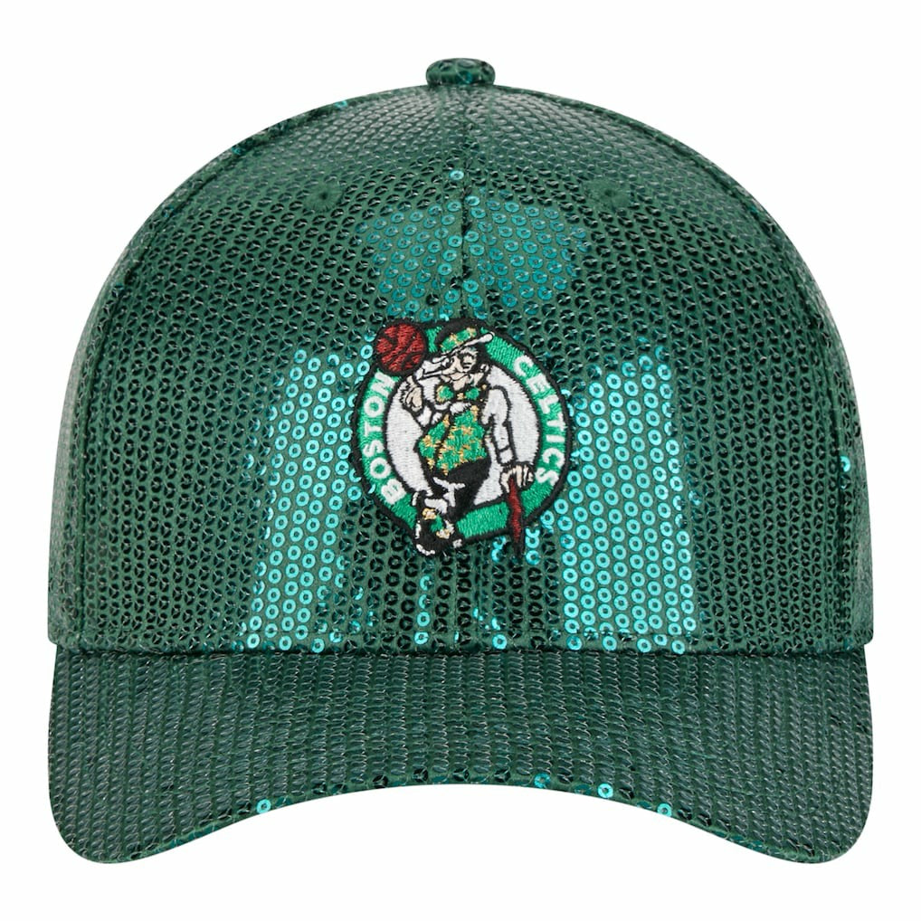 NBA Boston Celtics Women's Sequin M-Crown 9FORTY Adjustable Hat