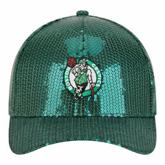 NBA Boston Celtics Women's Sequin M-Crown 9FORTY Adjustable Hat